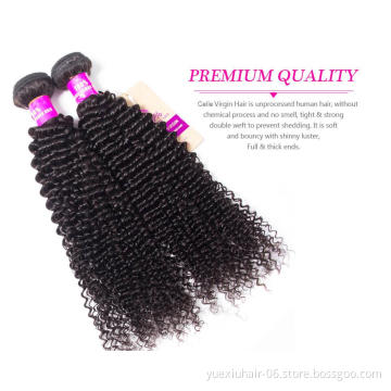 Cuticle Aligned Kinky Curly Wave Wholesale 10a Grade Hair Bundles 100% Original Peruvian Virgin Human Hair in China